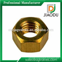 customized hot sale factory price CW614N brass hex female or male threaded nut for pipes